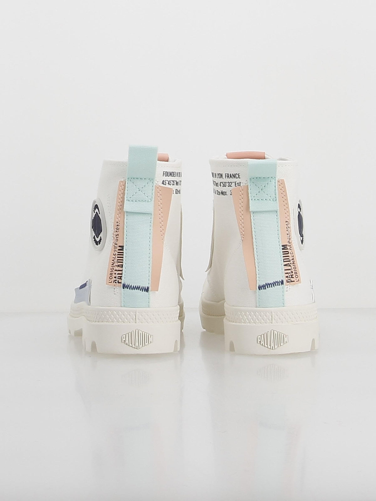 Palladium Pampa Underlayer — Boot Mid-Cut Femme Blanc