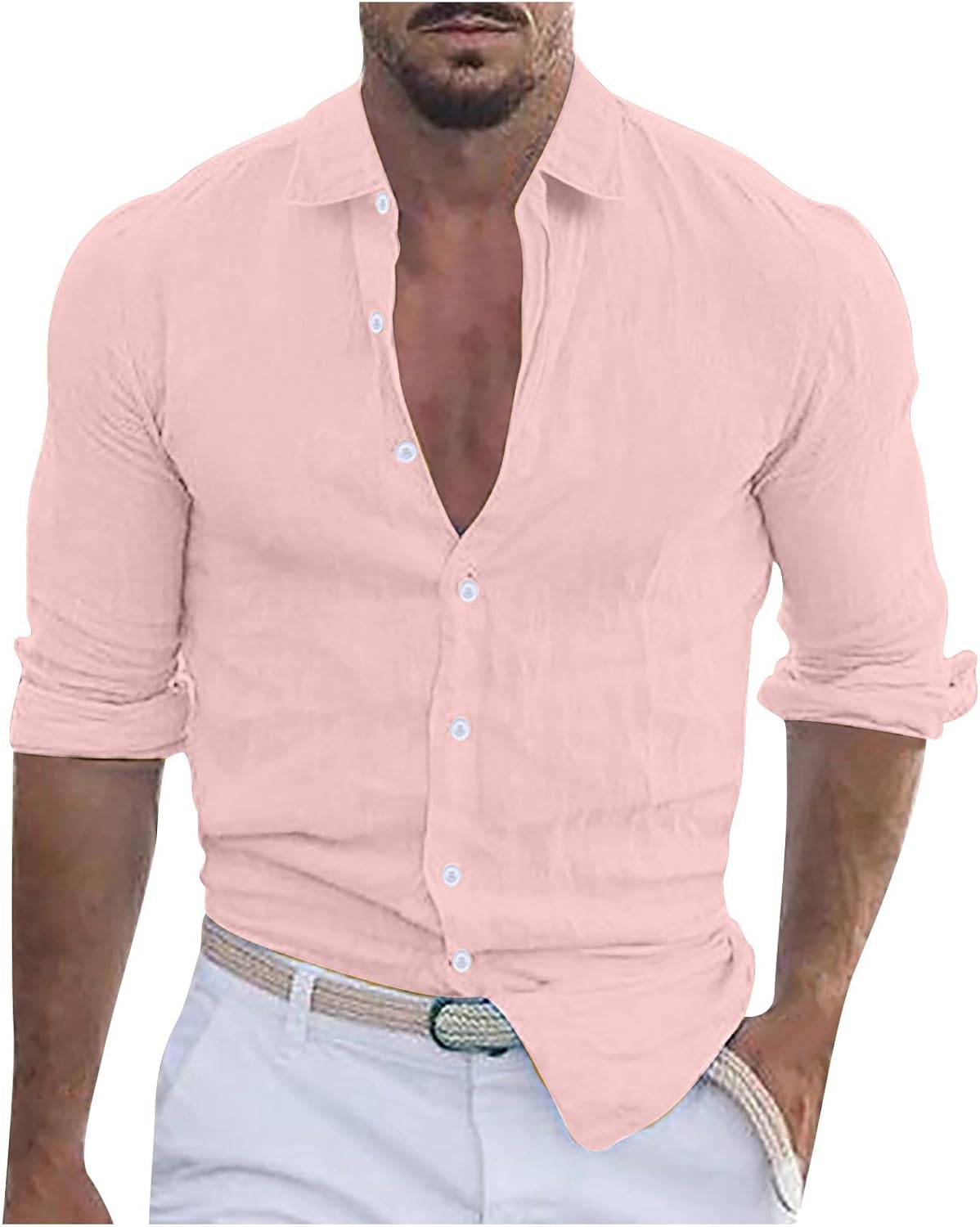 Chemises en Lin Boutonnées