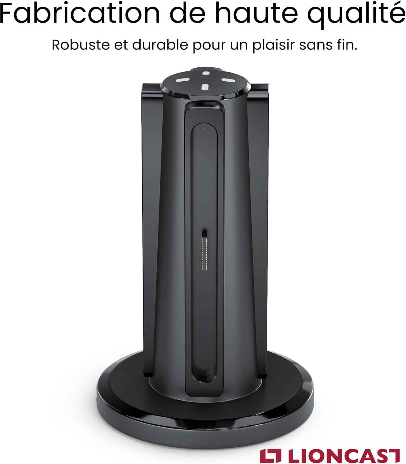 LIONCAST® Station de Charge Joy-Con [avec INDICATEUR DE Charge LED] - Support Manette Switch 2 - Support de Recharge Joy-Con 2 - Compatible exclusivement avec Les Joy-Con de la Nintendo Switch 2