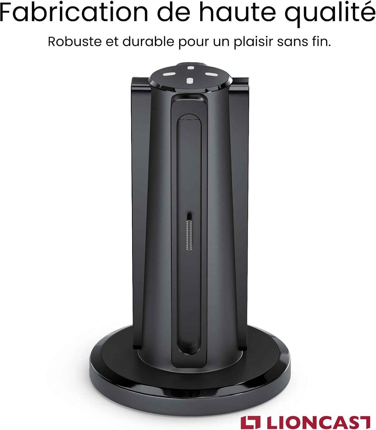 LIONCAST® Station de Charge Joy-Con [avec INDICATEUR DE Charge LED] - Support Manette Switch 2 - Support de Recharge Joy-Con 2 - Compatible exclusivement avec Les Joy-Con de la Nintendo Switch 2