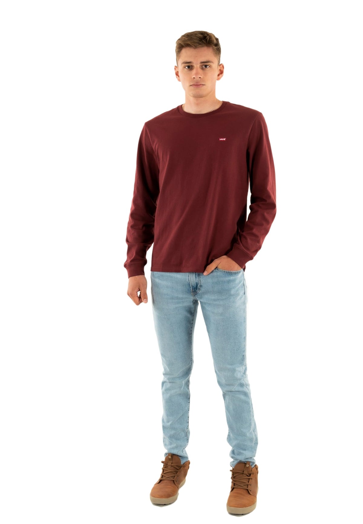 Levi's Long-Sleeve Original Housemark Tee T-Shirt Homme