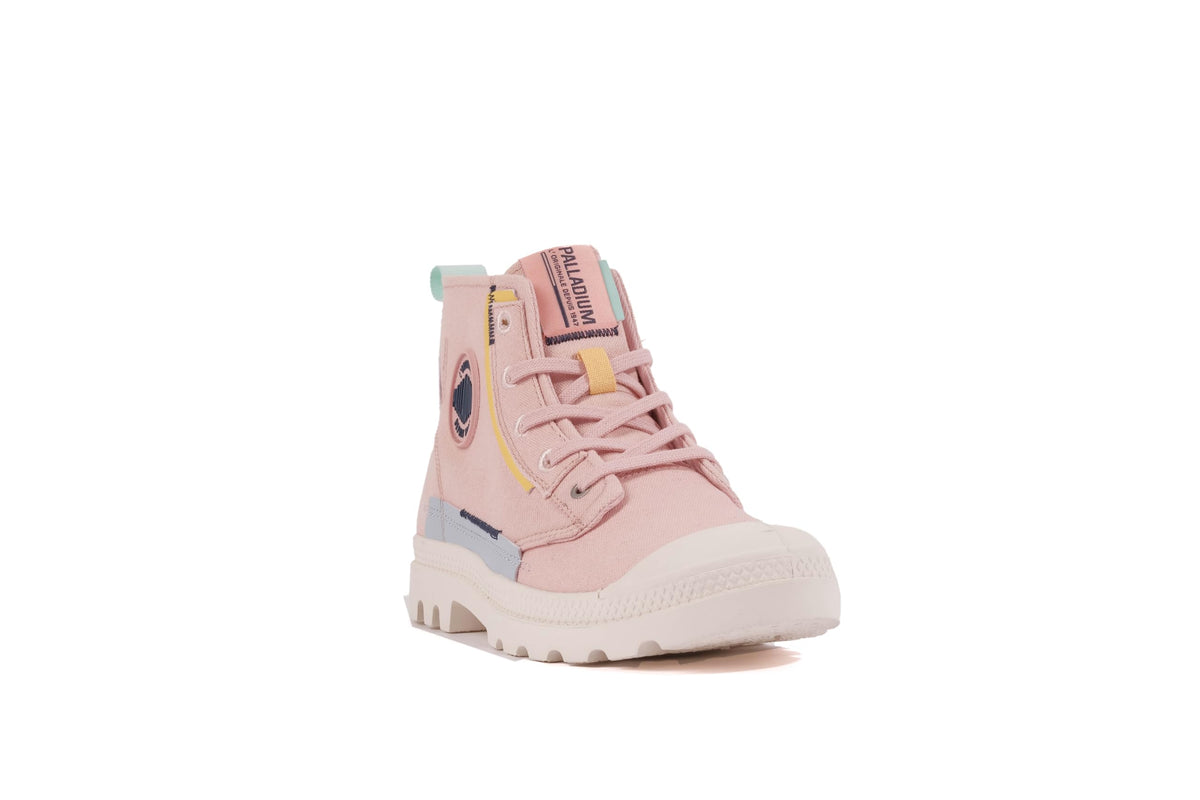 Palladium Pampa Underlayer — Boot Mid-Cut Femme Blanc