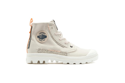 Palladium Pampa Underlayer — Boot Mid-Cut Femme Blanc