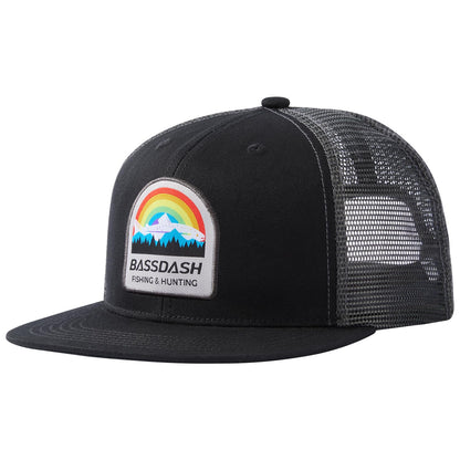 Bassdash Casquette de Camionneur à Bord Plat réglable Snapback Chapeau Maille Dos pour Hommes Femmes pêche Chasse - PATOGAZ