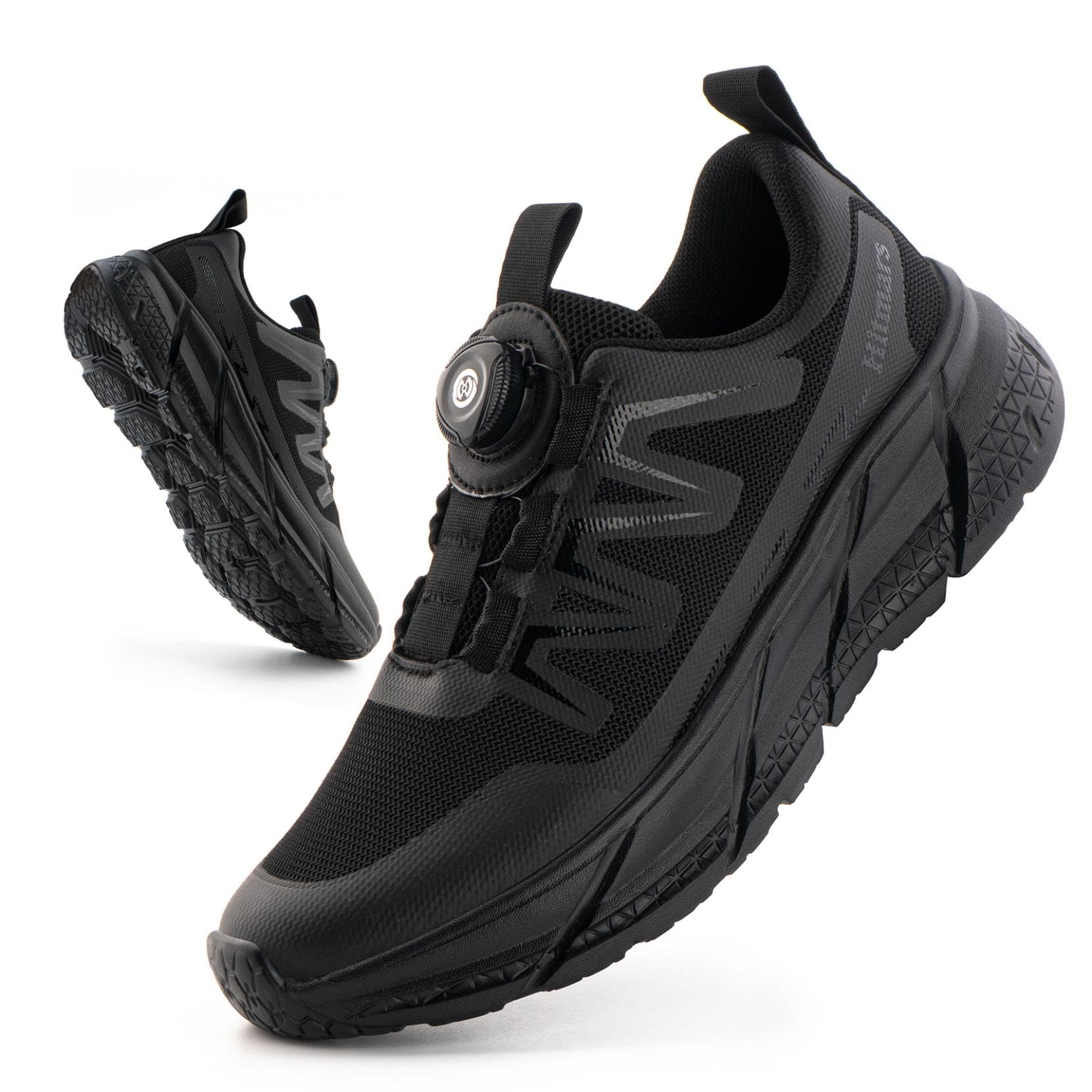 Chaussures de Running Femme Basket Course Sneakers Lacets Autobloquants | Chaussures Course,Chaussures Mode et Sport à Coussin d'air,Fitness,Légères - PATOGAZ
