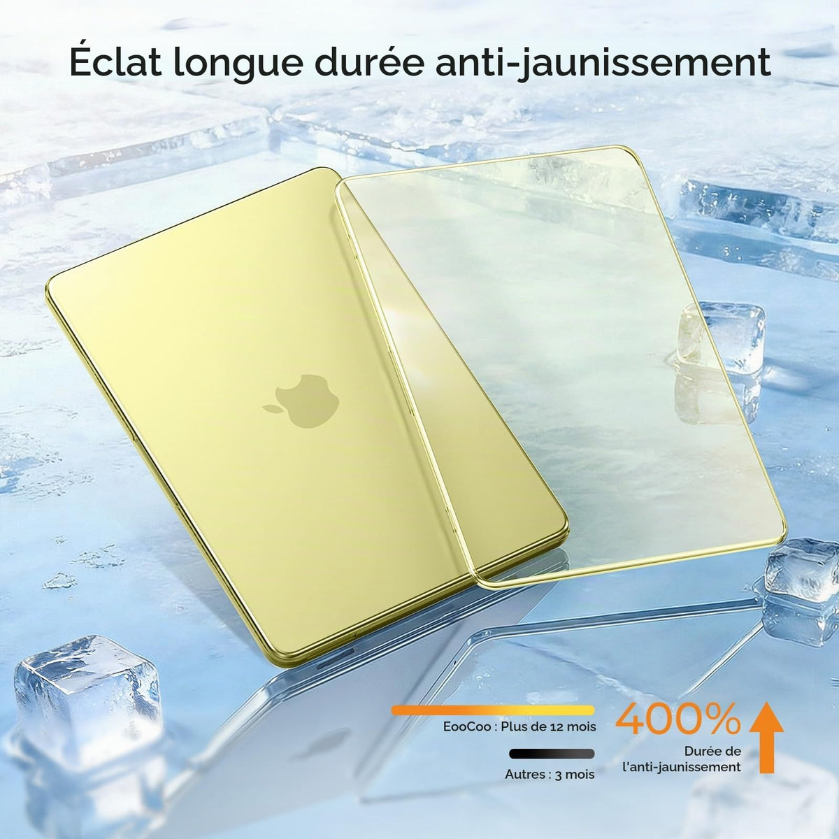 Coque MacBook Air 13,6" Crystal Clear — Compatible M2 / M3 / M4 / M5 (2022–2026)