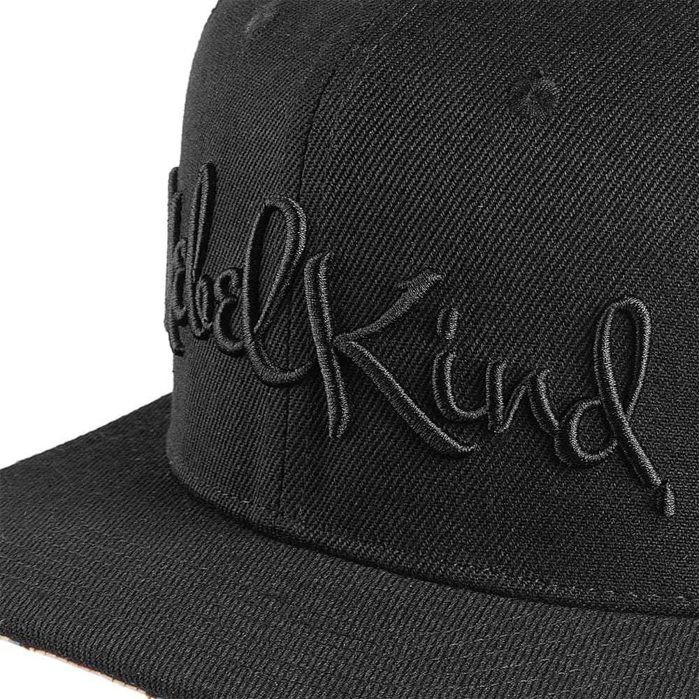 Nebelkind Casquette Snapback pour Homme et Femme - Noir - Taille Unique - Taille Unique - Réglable - Unisexe - De qualité supérieure - Style Streetwear - Casquette de Baseball avec visière Droite -