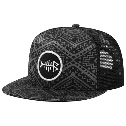 Bassdash Casquette de Camionneur à Bord Plat réglable Snapback Chapeau Maille Dos pour Hommes Femmes pêche Chasse - PATOGAZ