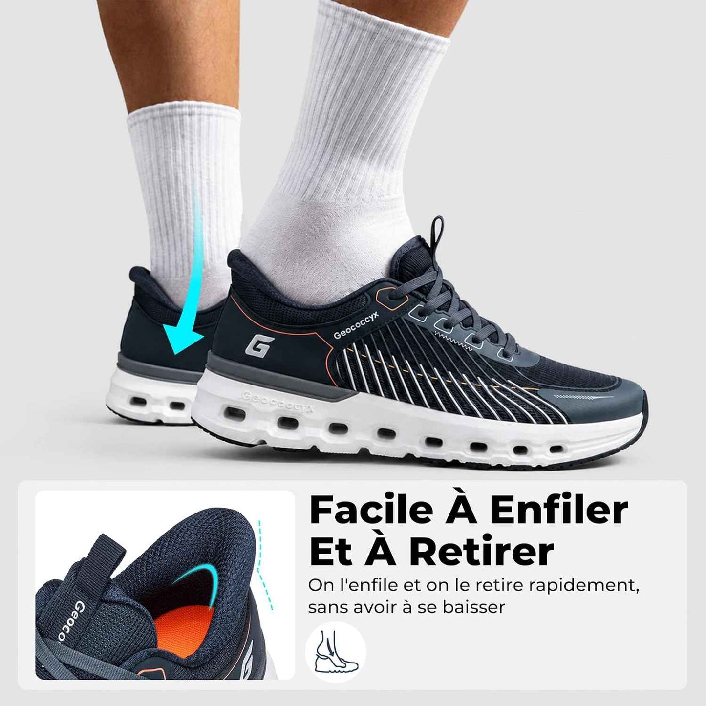 Baskets Larges Chaussures de Sport Homme | Chaussures à bout large, Pieds Larges, Respirant, Antidérapant, Amorti, pour Sorties quotidiennes, Fitness, Jogging