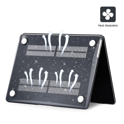 Coque MacBook Air 13,6" Crystal Clear — Compatible M2 / M3 / M4 / M5 (2022–2026)
