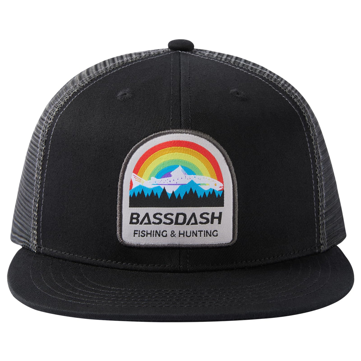 Bassdash Casquette de Camionneur à Bord Plat réglable Snapback Chapeau Maille Dos pour Hommes Femmes pêche Chasse - PATOGAZ