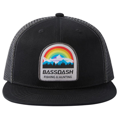 Bassdash Casquette de Camionneur à Bord Plat réglable Snapback Chapeau Maille Dos pour Hommes Femmes pêche Chasse - PATOGAZ