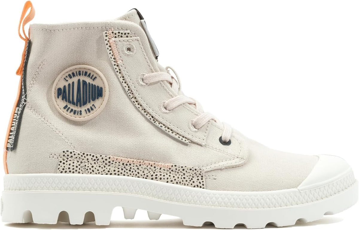 Palladium Pampa Underlayer — Boot Mid-Cut Femme Blanc