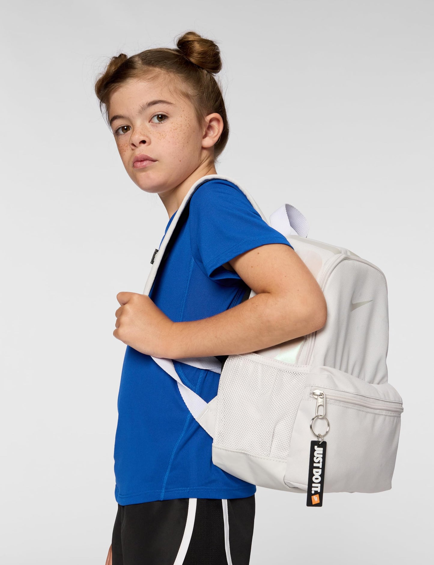Nike_Y NK BRSLA JDI MINI , Mixte enfant, Noir/Blanc, Taille unique - PATOGAZ