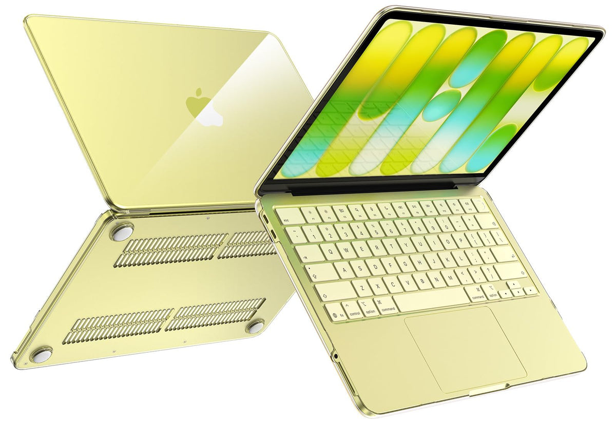 Coque MacBook Air 13,6" Crystal Clear — Compatible M2 / M3 / M4 / M5 (2022–2026)