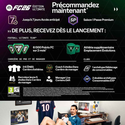 EA SPORTS FC 26 — Édition Standard Xbox Series X / Xbox One (Disque)