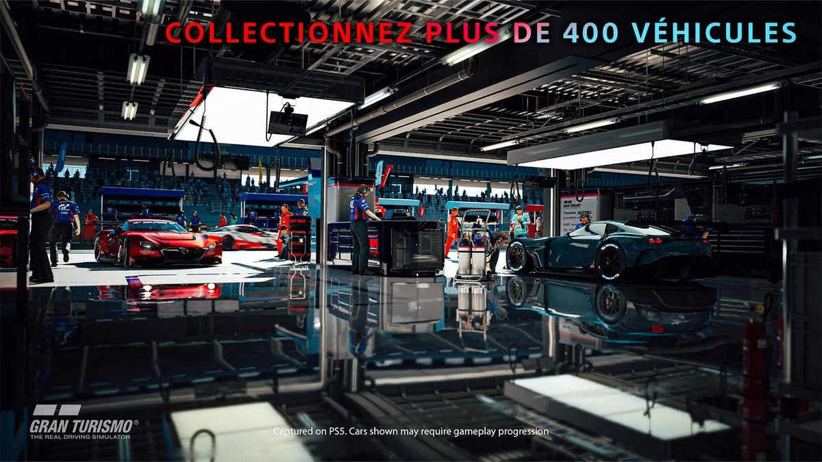 Sony, Gran Turismo 7 pour PlayStation 5, Jeu de Course et Simulation, Édition Standard, Retour Haptique & Audio 3D, Version Physique avec CD, En Français, Multijoueur en Ligne, En Français, PEGI 3 - PATOGAZ