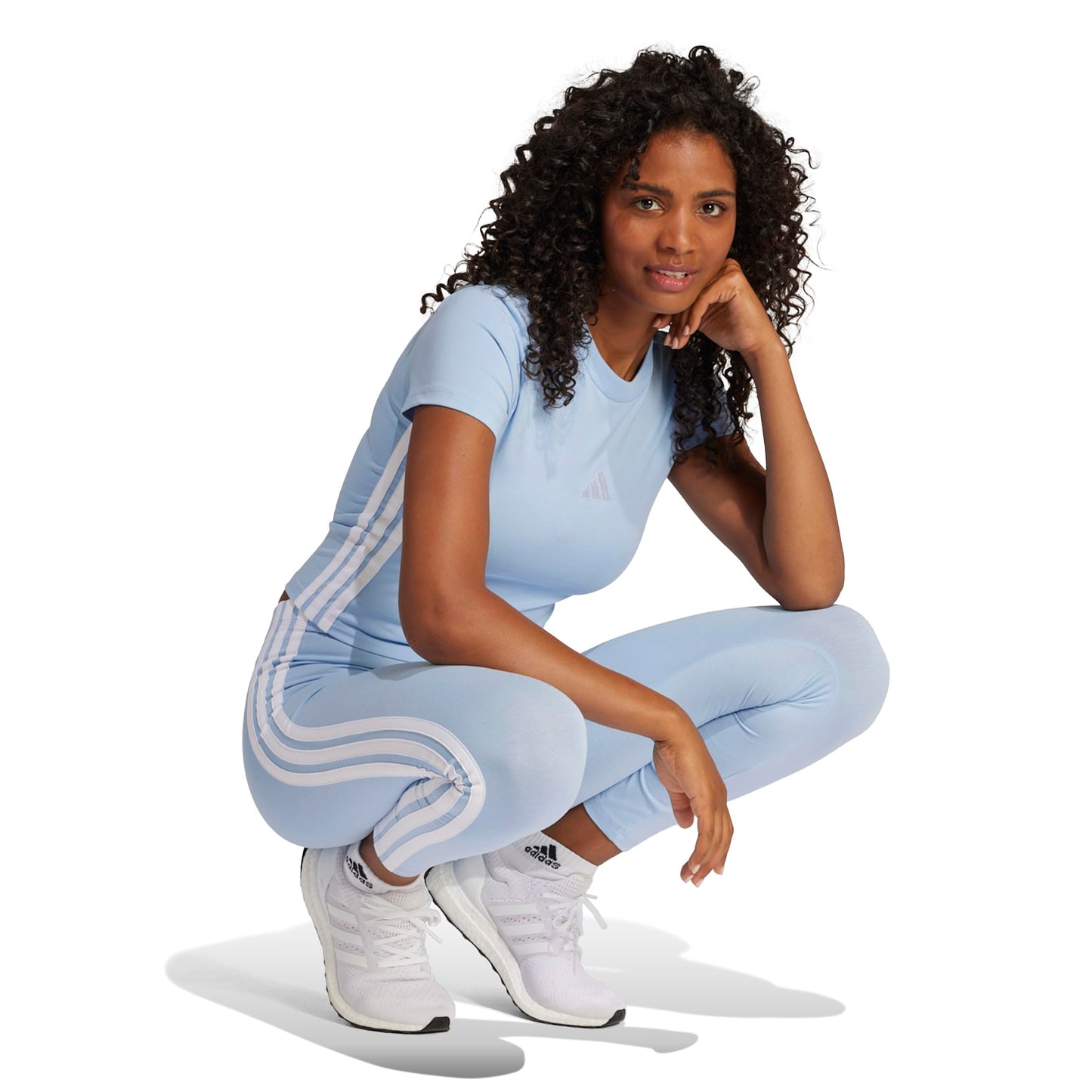 adidas Women's Legging Coton 3 Bandes Essentials - PATOGAZ