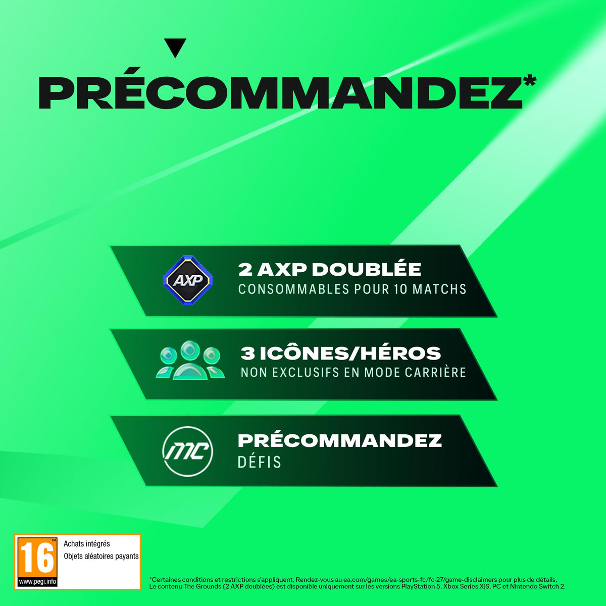 EA SPORTS FC 27 Edition Standard PlayStation 5 |Disque I Jeu Vidéo |Français
