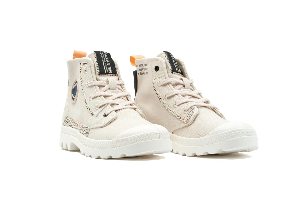 Palladium Pampa Underlayer — Boot Mid-Cut Femme Blanc
