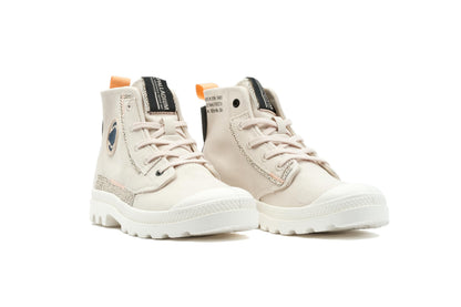 Palladium Pampa Underlayer — Boot Mid-Cut Femme Blanc