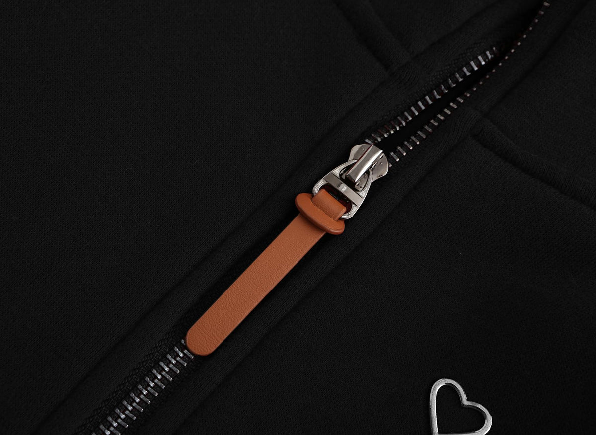 TrendiMax Sweat à Capuche Femmes avec Poches Manches Longues Manteau Femme Hiver Zippé Col Montant Hoodie Femme Chaude Douce Confortable - PATOGAZ