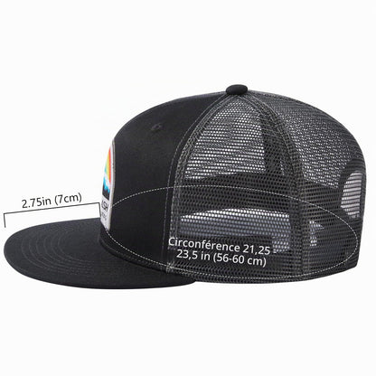 Bassdash Casquette de Camionneur à Bord Plat réglable Snapback Chapeau Maille Dos pour Hommes Femmes pêche Chasse - PATOGAZ