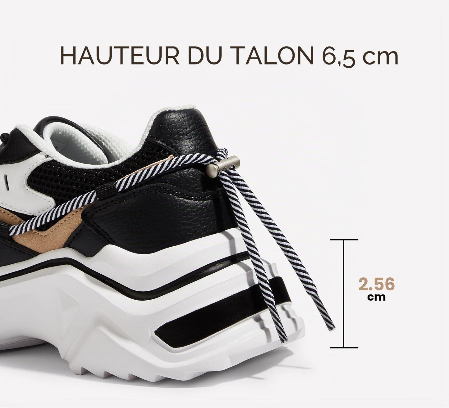 LUCKY STEP Baskets Femme à Plateforme – Chaussures Chunky Dad Rétro, Baskets à Blocs de Couleurs pour Usage Quotidien et Promenades - PATOGAZ