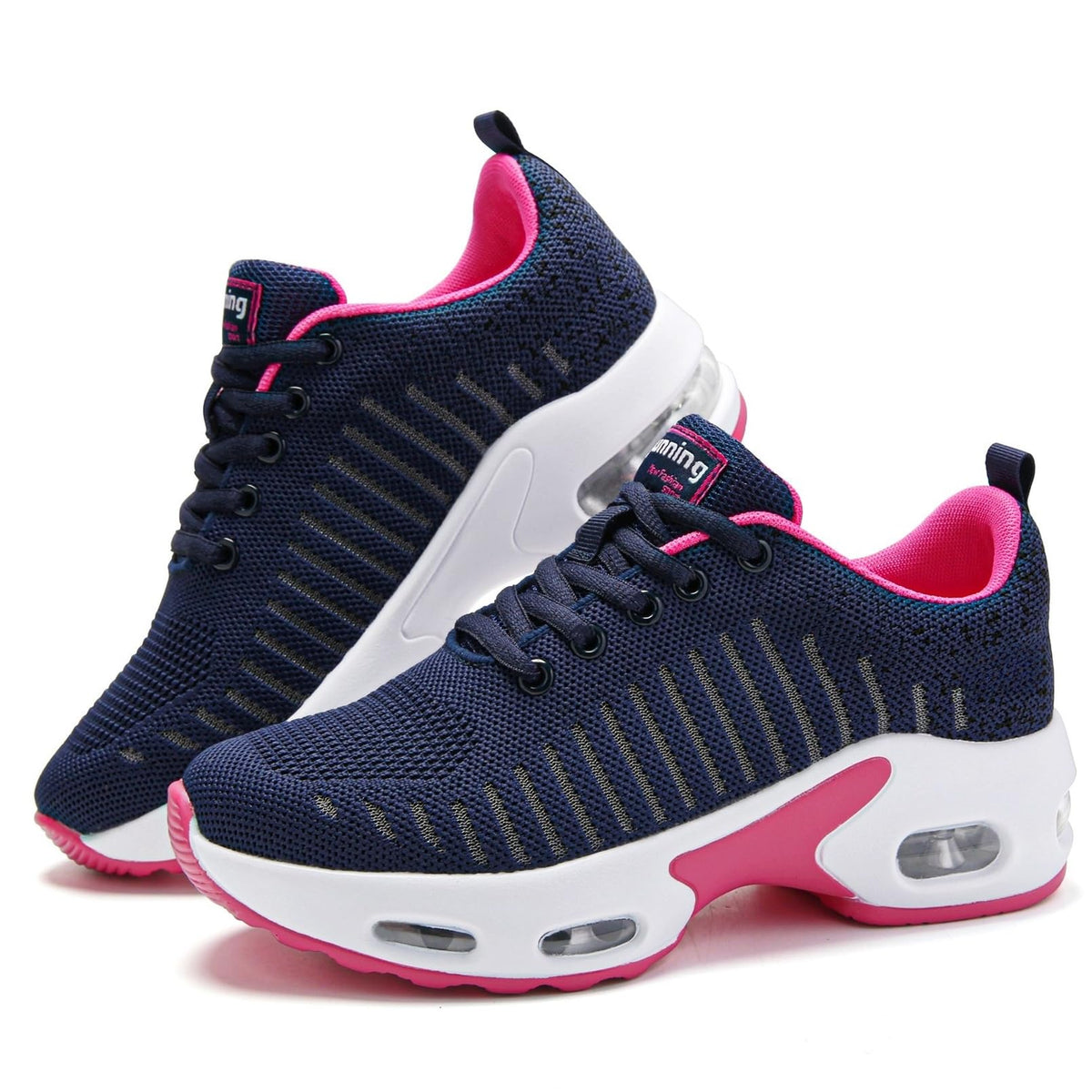 Myztra Femme Baskets Running Coussin Amortissant | Marche, Amortissantes, Légères, Respirantes, Antidérapantes, Confortables, Fitness, Gym, Jogging, Quotidien - PATOGAZ