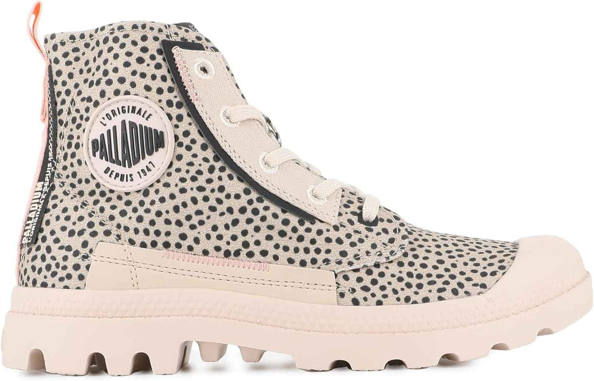 Palladium Pampa Underlayer — Boot Mid-Cut Femme Blanc