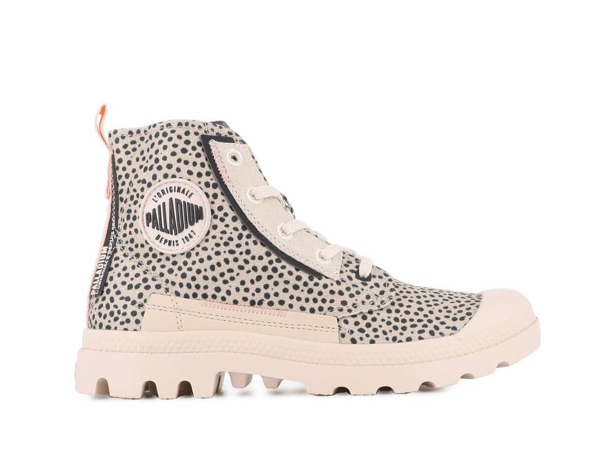 Palladium Pampa Underlayer — Boot Mid-Cut Femme Blanc