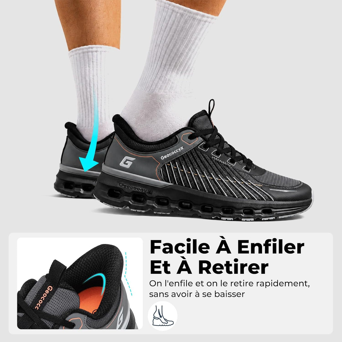 Baskets Larges Chaussures de Sport Homme | Chaussures à bout large, Pieds Larges, Respirant, Antidérapant, Amorti, pour Sorties quotidiennes, Fitness, Jogging - PATOGAZ