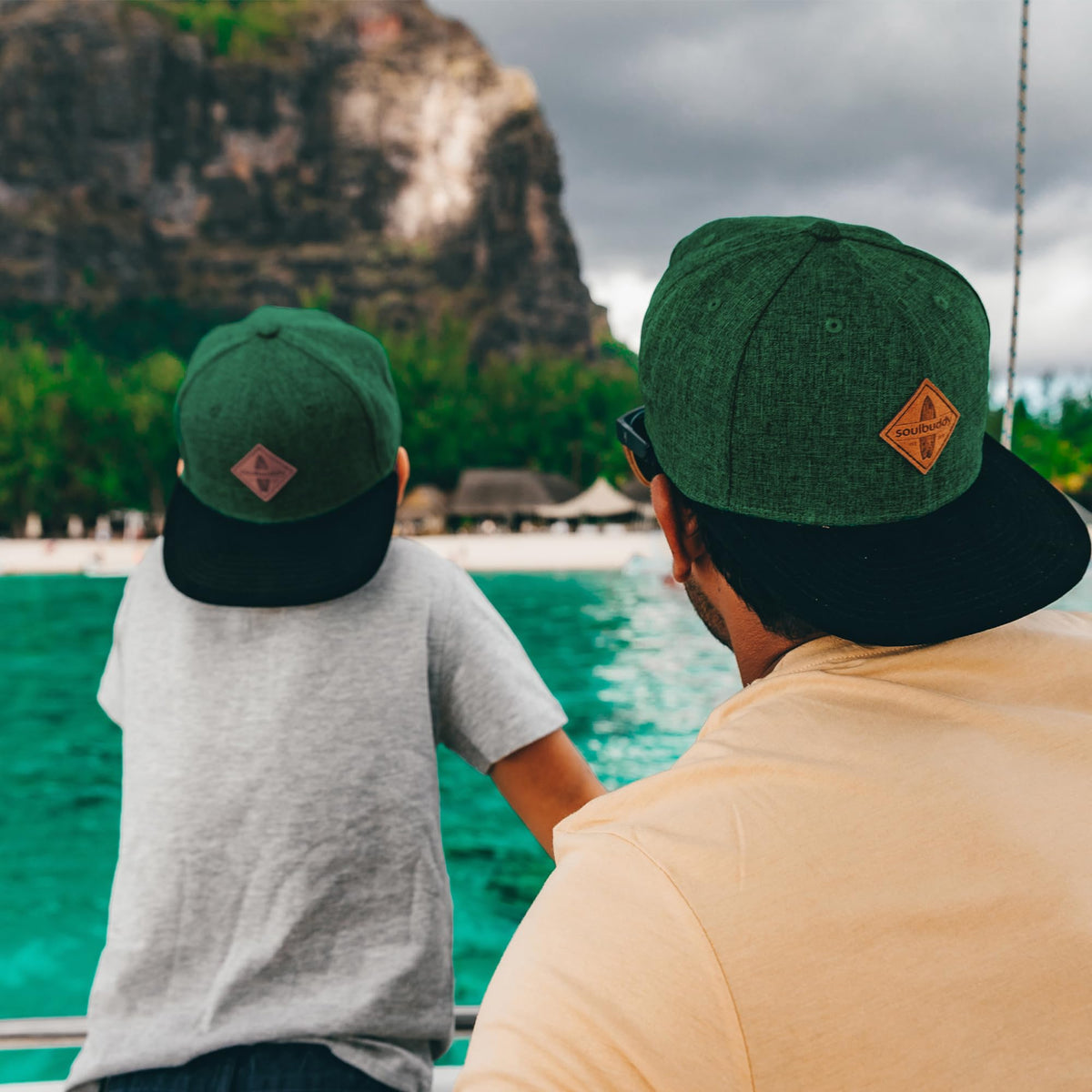 Soulbuddy Casquette Homme Enfant – Lot de 2 Casquettes Famille – Papa et Fils/Fille Snapback – Mini-me Look – Idée Cadeau Fête des Pères - PATOGAZ