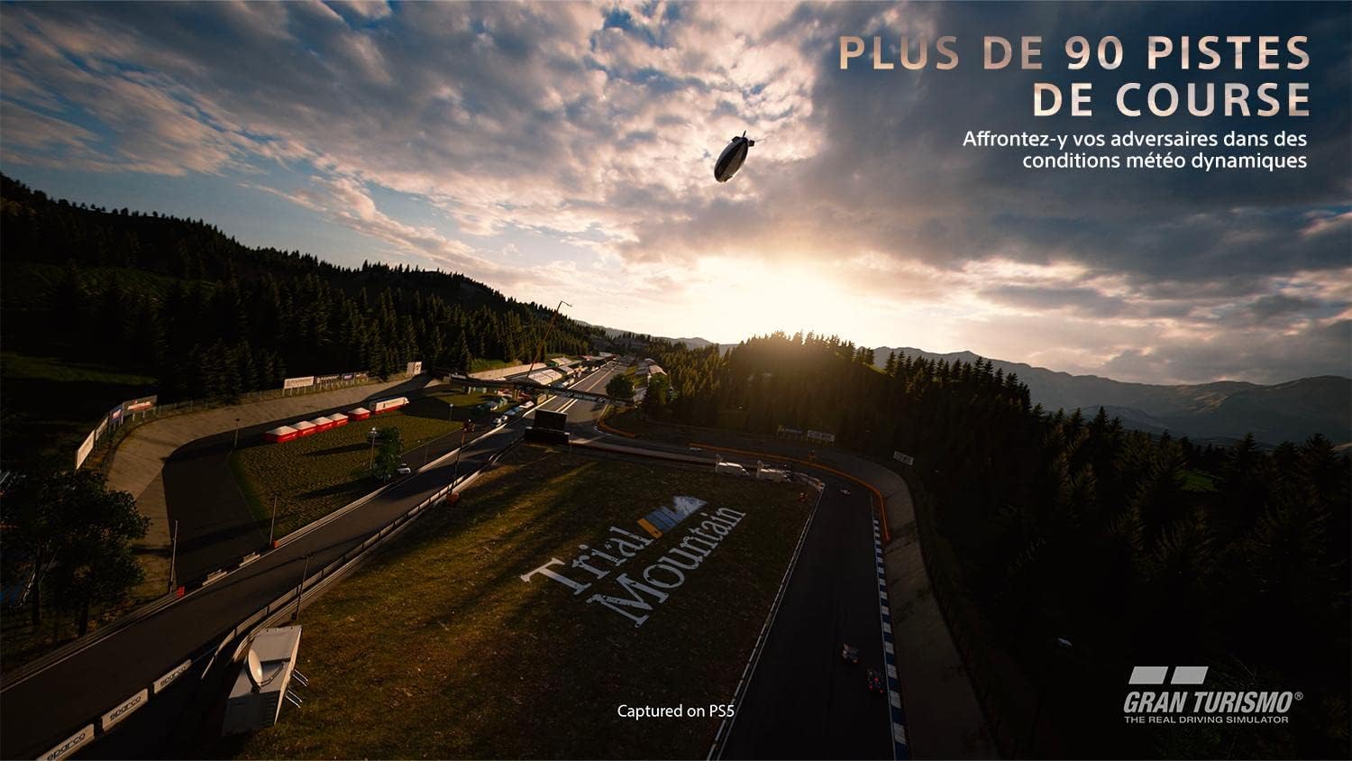 Sony, Gran Turismo 7 pour PlayStation 5, Jeu de Course et Simulation, Édition Standard, Retour Haptique & Audio 3D, Version Physique avec CD, En Français, Multijoueur en Ligne, En Français, PEGI 3 - PATOGAZ