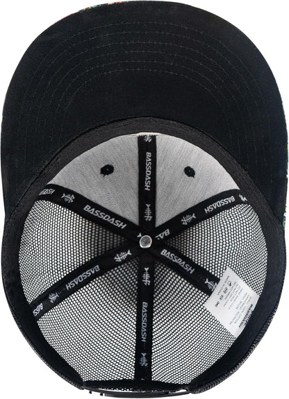 Bassdash Casquette de Camionneur à Bord Plat réglable Snapback Chapeau Maille Dos pour Hommes Femmes pêche Chasse - PATOGAZ