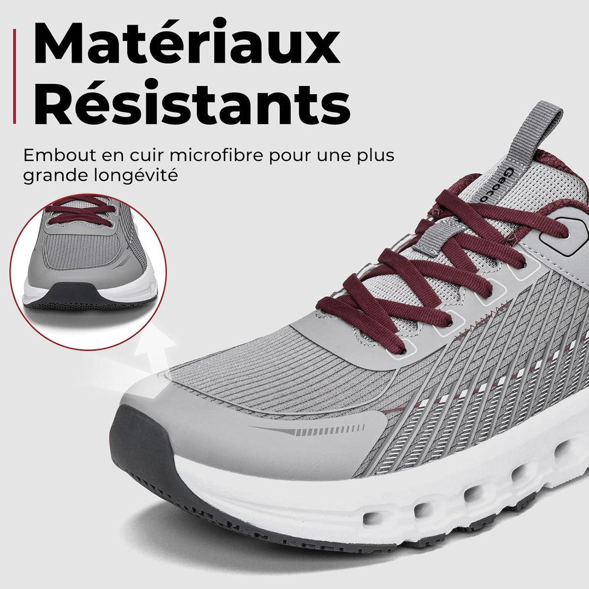 Baskets Larges Chaussures de Sport Homme | Chaussures à bout large, Pieds Larges, Respirant, Antidérapant, Amorti, pour Sorties quotidiennes, Fitness, Jogging - PATOGAZ