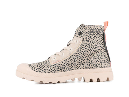 Palladium Pampa Underlayer — Boot Mid-Cut Femme Blanc