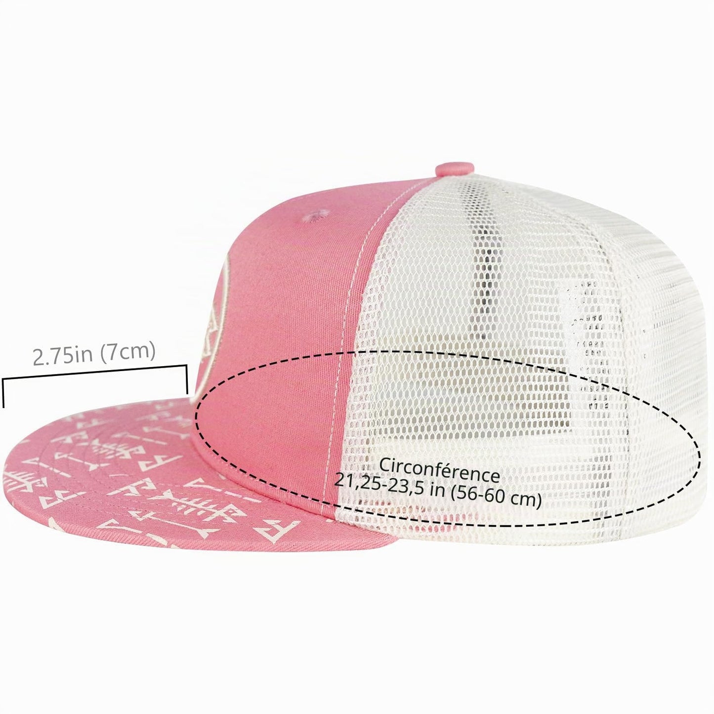 Bassdash Casquette de Camionneur à Bord Plat réglable Snapback Chapeau Maille Dos pour Hommes Femmes pêche Chasse - PATOGAZ