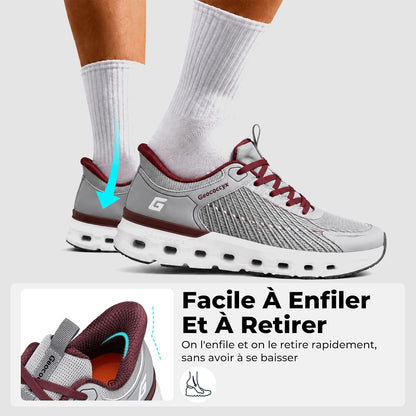 Baskets Larges Chaussures de Sport Homme | Chaussures à bout large, Pieds Larges, Respirant, Antidérapant, Amorti, pour Sorties quotidiennes, Fitness, Jogging - PATOGAZ