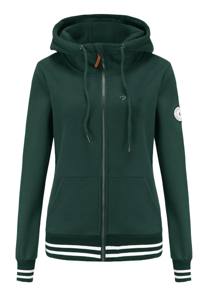TrendiMax Sweat à Capuche Femmes avec Poches Manches Longues Manteau Femme Hiver Zippé Col Montant Hoodie Femme Chaude Douce Confortable - PATOGAZ