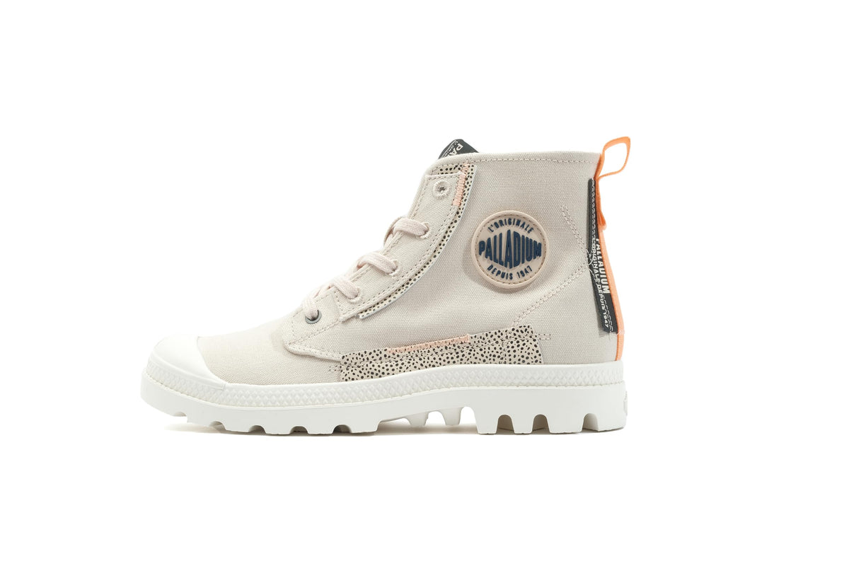 Palladium Pampa Underlayer — Boot Mid-Cut Femme Blanc