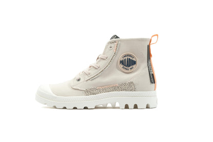 Palladium Pampa Underlayer — Boot Mid-Cut Femme Blanc