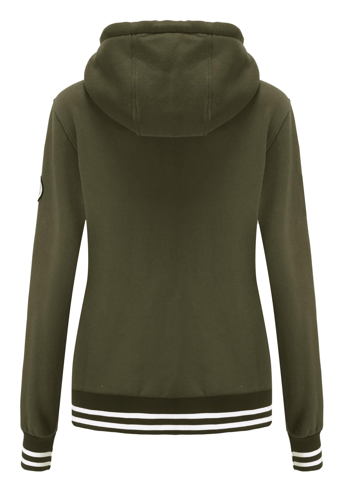 TrendiMax Sweat à Capuche Femmes avec Poches Manches Longues Manteau Femme Hiver Zippé Col Montant Hoodie Femme Chaude Douce Confortable - PATOGAZ