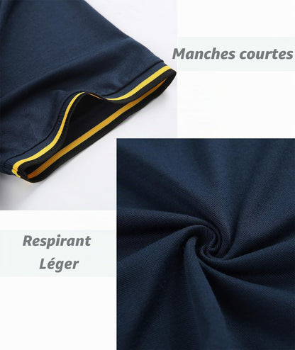 Pack 3 Polos Homme — Respirant Séchage Rapide