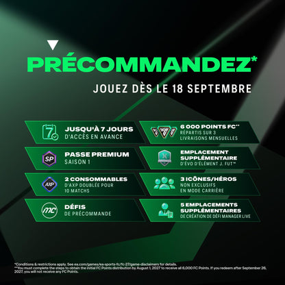 EA SPORTS FC 27 Edition Standard PlayStation 5 |Disque I Jeu Vidéo |Français