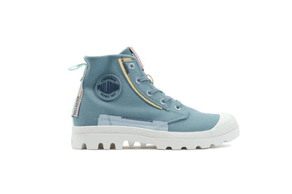 Palladium Pampa Underlayer — Boot Mid-Cut Femme Blanc