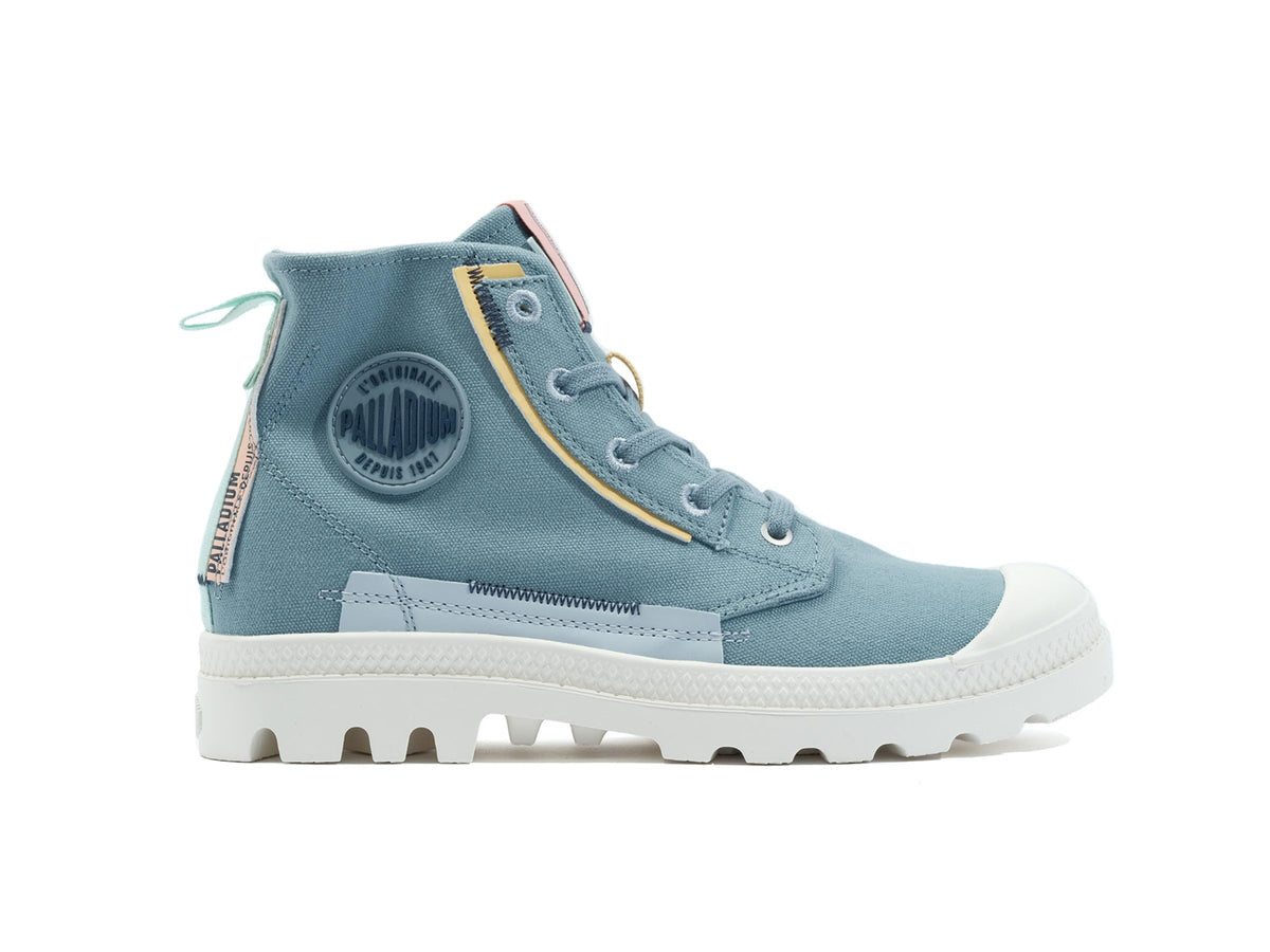 Palladium Pampa Underlayer — Boot Mid-Cut Femme Blanc