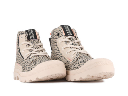 Palladium Pampa Underlayer — Boot Mid-Cut Femme Blanc