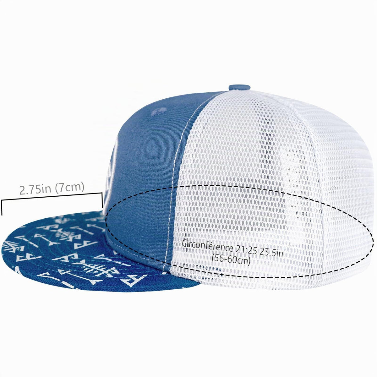 Bassdash Casquette de Camionneur à Bord Plat réglable Snapback Chapeau Maille Dos pour Hommes Femmes pêche Chasse - PATOGAZ