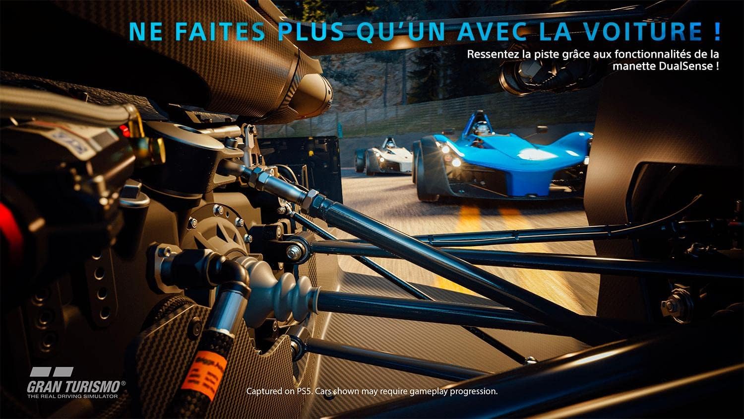 Sony, Gran Turismo 7 pour PlayStation 5, Jeu de Course et Simulation, Édition Standard, Retour Haptique & Audio 3D, Version Physique avec CD, En Français, Multijoueur en Ligne, En Français, PEGI 3 - PATOGAZ